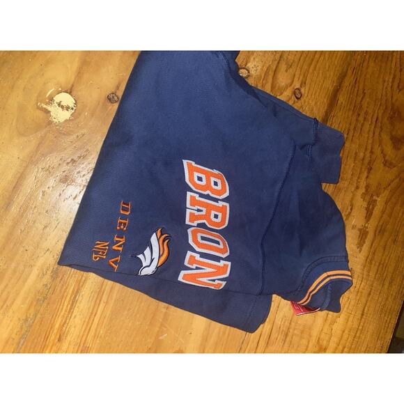 Vintage NFL Denver Broncos Embroidered Crewneck Long Sleeve Shirt Size XL - Picture 8 of 9